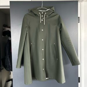 Stutterheim Rain Coat XXXS Mosebacke Original Green